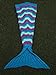 YiZYiF Elegant Mermaid Tail Knitted Blanket Soft cozy Sleeping Bag for Adult Children Teen Kids (Blue Purple)