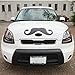 Bits and Pieces - Funny Mustache Magnet - Perfect for Any Large Metal Object - Cars, Refrigerators, Garage Doors