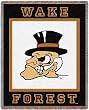 Wake Forest Univ Deacon Head - 69 x 48 Blanket/Throw - Wake Forest Demon Deacons