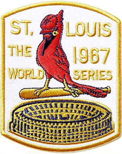 ST. LOUIS CARDINALS 1967 WOLD SERIES Baseball MLB Logo Sign Patch Iron on Applique Embroidered Sew Gift BY SURAPAN