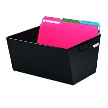 STEELMASTER Steel Posting Tub, Legal Size, 15.13 x 7 x 11.38 Inches, Black (2062TBK)