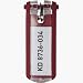 Garten & Freizeit : Durable: Durable KEY CLIP 1957-03 rot VE6