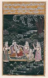 India Folk Paintings Miniatures Drawings & Water Color on Paper 5.75 x 9 inches
