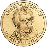 2008 Andrew Jackson Presidential $1 Coin - 7th President, 1829-1837