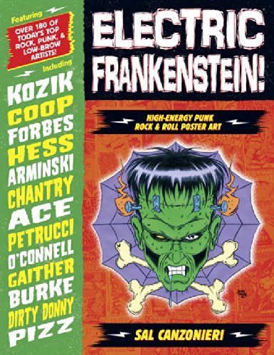 Electric Frankenstein! High-Energy Punk Rock & Roll Poster Art
