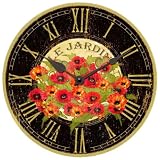 Infinity Instruments Le Jar din Red Poppy Clock