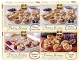 The Perfect Bite Co Breakfast & Dessert Pack- 2 Blueberry Lemon Cream Trays, 1 Raspberry Cream Tray, 1 Pumpkin Spice Tray, 32-Ounce (Pack of 4)
