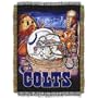 NFL Indianapolis Colts 48-Inch-by-60-Inch Acrylic Tapestry Throw