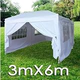Quictent 20x10 EZ Pop Up Party Wedding Tent Canopy Gazebo White