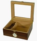 The Elegant 50 Cigar Glass Top Humidor