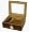 The Elegant 25-50 Cigar Glass Top Humidor