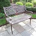 Mississippi Settee - Antique Bronze