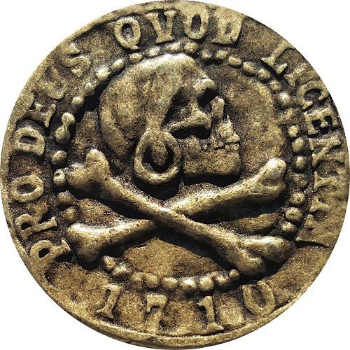 Uncharted 4: a thiefs end pirate sigil coin