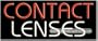 Contact Lenses Neon Sign (13"H x 32"L x 3"D)