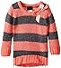 Girls Rule Girls' Striped High/Low Sweater