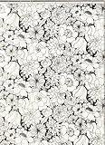 Creative Bath Products Inc. S1067BW Black And White Shower Curtain, Black