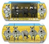 Zebra Family Decorative Protector Skin Decal Sticker for Sony Playstation P ....