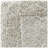 Regence Home Reversible Cotton Bath Rug, 17-Inch by 23-Inch, Natural