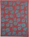 Red Eco-Friendly Botanica Journal / Diary, Recycled Cover, Foil Stamped Design, Lined Sheets, 5.5x7"