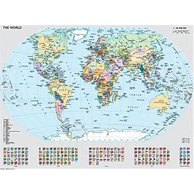 Ravensburger Puzzle - Political World Map (1000 pieces)