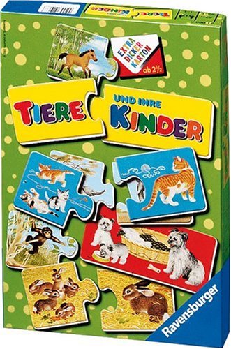 Tiere und ihre Kinder Kartenspiel