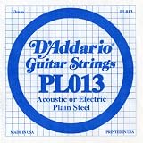 D'Addario Single Plain Steel 013