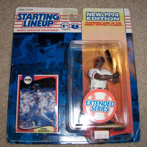 Childrens Toyshop  Toys : 1994 Fred McGriff MLB Extended Series Starting Lineup
