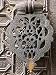 Bronze Knocker on Wooden Engraved Doors, Reales Alcazares, Seville, Andalucia, Spain, Europe Photographic Poster Print by Guy Thouvenin, 12x16