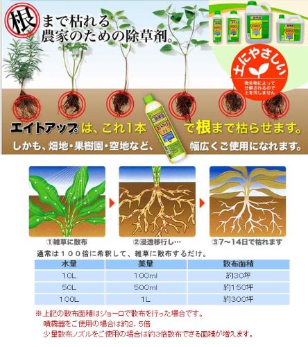 エイトアップ 液剤 ５L 農耕地用　除草剤・農薬（農林水産省登録品）