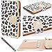 Galaxy Grand Prime Case BlueAurora(TM) Samsung Galaxy Grand Prime G5308 / G530H (Cricket Wireless ONLY 2015) Luxury Spot Diamond Credit Card Pockets Leopard Design Wallet Pouch Magnetic Flip Cover Case & FREE B.A. Touch Screen Stylus Pen