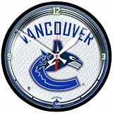 NHL Vancouver Canucks Round Clock
