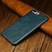 JISONCASE iPhone 7 Plus Case Genuine Leather Hard Back Case Slim Fit Protective Cover Snap on Case for iPhone 7 Plus [Midnight Blue]-JS-I7L-03A40