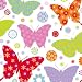 Papier-Servietten 3-lagig 20 Stück 33x33 cm Schmetterling