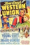 Western Union Beautiful MUSEUM WRAP CANVAS Print with Added BRUSHSTROKES Unknown 11x17