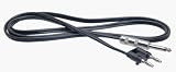 HOSA ZIP CORD 16AWG x2, 1/4 PHONE - BANANA PLUG, 20 ft.