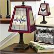 Washington Capitals Memory Company Art Glass Table Lamp NHL Hockey Fan Shop Sports Team Merchandise