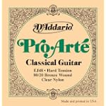 D'Addario EJ48 80/20 Bronze Pro-Arte Nylon Classical Guitar Strings, Hard Tension