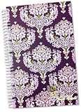 2012 Planner Calendar Year Daily Day Planner Fashion Organizer Agenda January 2012 Through December 2012 Purple Damask Design