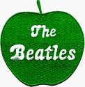 The Beatles On Apple - Green Apple Logo - Embroidered Iron On or Sew On Patch