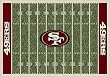 San Francisco 49ers 3' 10" x 5' 4" NFL Home Field Area Rug