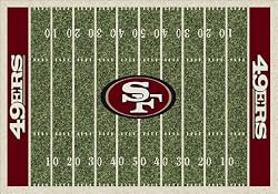 San Francisco 49ers 5' 4" x 7' 8" NFL Home Field Area Rug