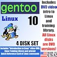 Gentoo Linux, 4-disks DVD Set, Includes Introduction to Linux video-DVD, Linux... by DVDxDVD