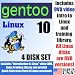 Gentoo Linux, 4-disks DVD Set, Includes "Introduction to Linux" video-DVD, Linux Training Library and printed Quick Reference Card of Linux commands, Contains both 32-bit and 64-bit versions, includes Complimentary Evaluation Exam