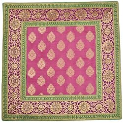 Pillow Cover India Rustic Decor Silk Fabric 16 x 16 inches
