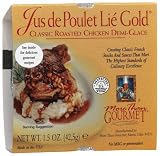 More Than Gourmet Jus De Poulet Lie Gold Roasted Chicken Demi-glace, 1.5-Ounce Packages (Pack of 6)