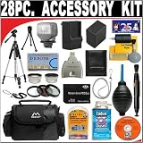 28 Pc Ultimate Deluxe Accessory Kit for The Sony SR42 SR45 SR62 SR65 SR82 SR85 Handycam Camcorder + BONUS Gift = Waterproof Camera = Great For Kids 28 Pc Ultimate Deluxe Accessory Kit for The Sony SR42 SR45 SR62 SR65 SR82 SR85 Handycam Camcorder + BONUS Gift = Waterproof Camera = Great For Kids