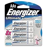Energizer : e Lithium Batteries, AA, 8 Batteries per Pack -:- Sold as 2 Packs of - 8 - / - Total of 16 Each Energizer : e Lithium Batteries, AA, 8 Batteries per Pack -:- Sold as 2 Packs of - 8 - / - Total of 16 Each
