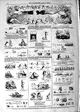 1847 Christmas Crackers Caricatures Antique Print