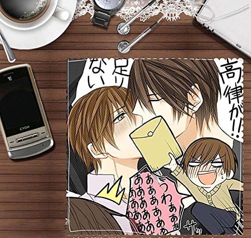 Sekai ichi Hatsukoi Onodera Ritsu no Baai Yaoi Anime cute Glasses Square Cleaning Cloth Camera Gift