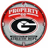 NCAA Georgia Bulldogs 18-Inch High Definition Clock